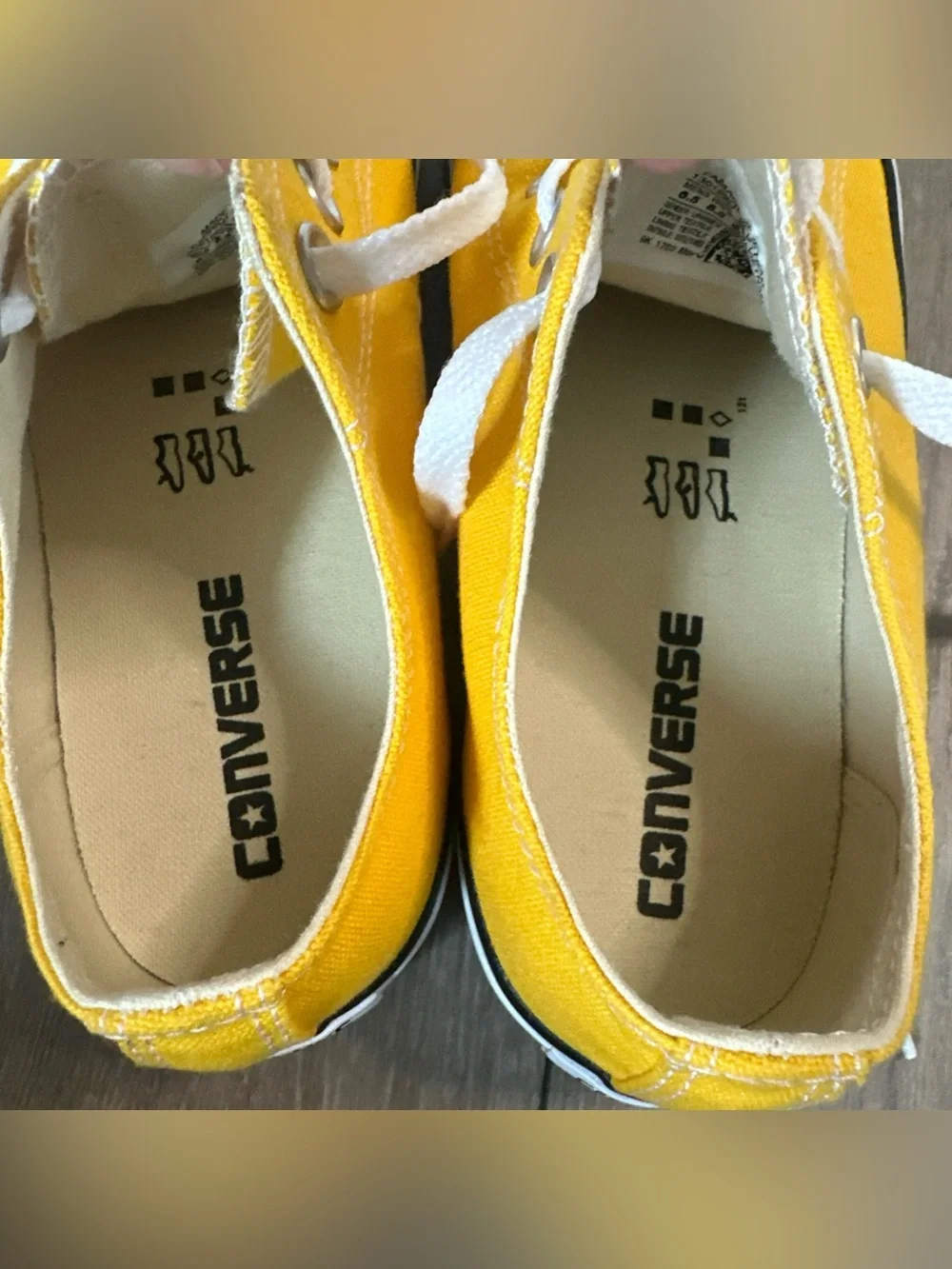 Converse bright yellow